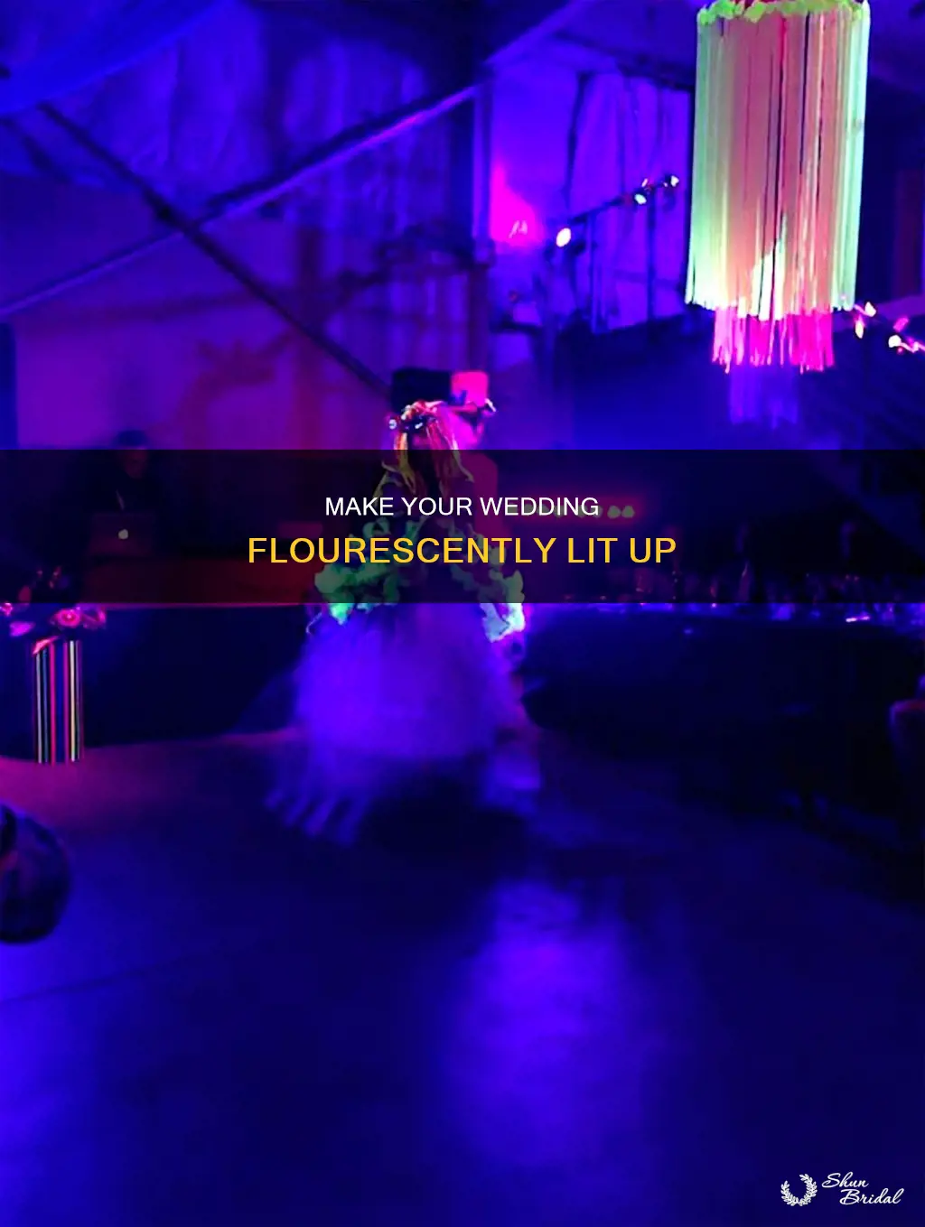 how to make flourescent lights wedding