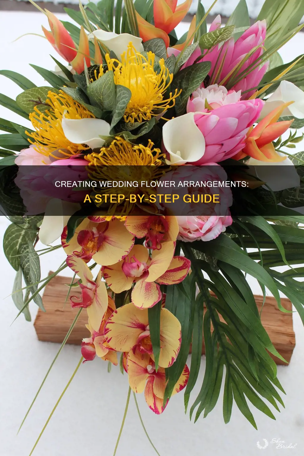 how to make flower arrangements for a wedding