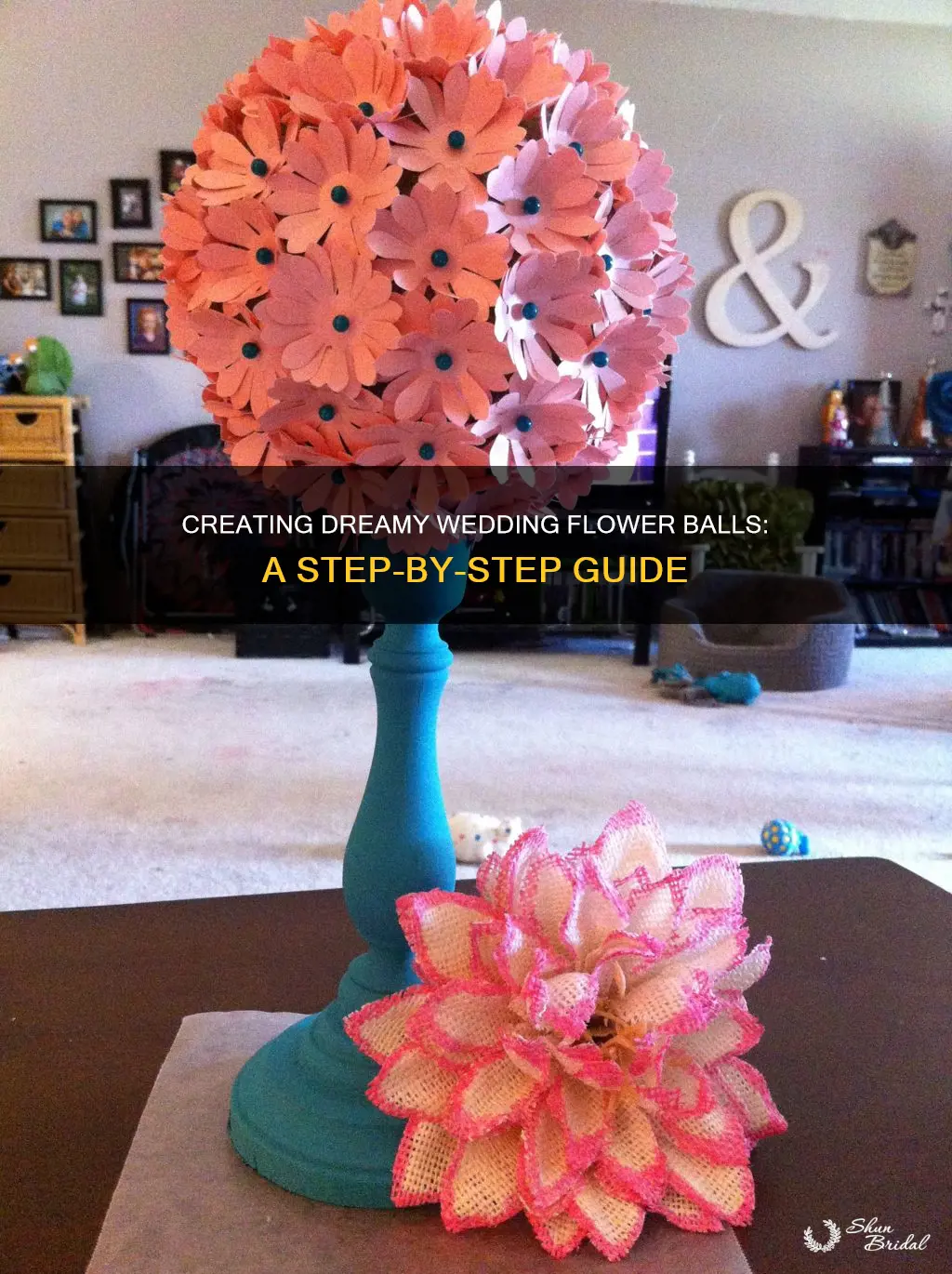 how to make flower ball for wedding