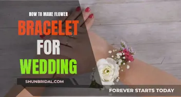 Crafting Delicate Flower Bracelets for Your Wedding Day