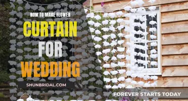 Crafting a Wedding Flower Curtain: A Step-by-Step Guide