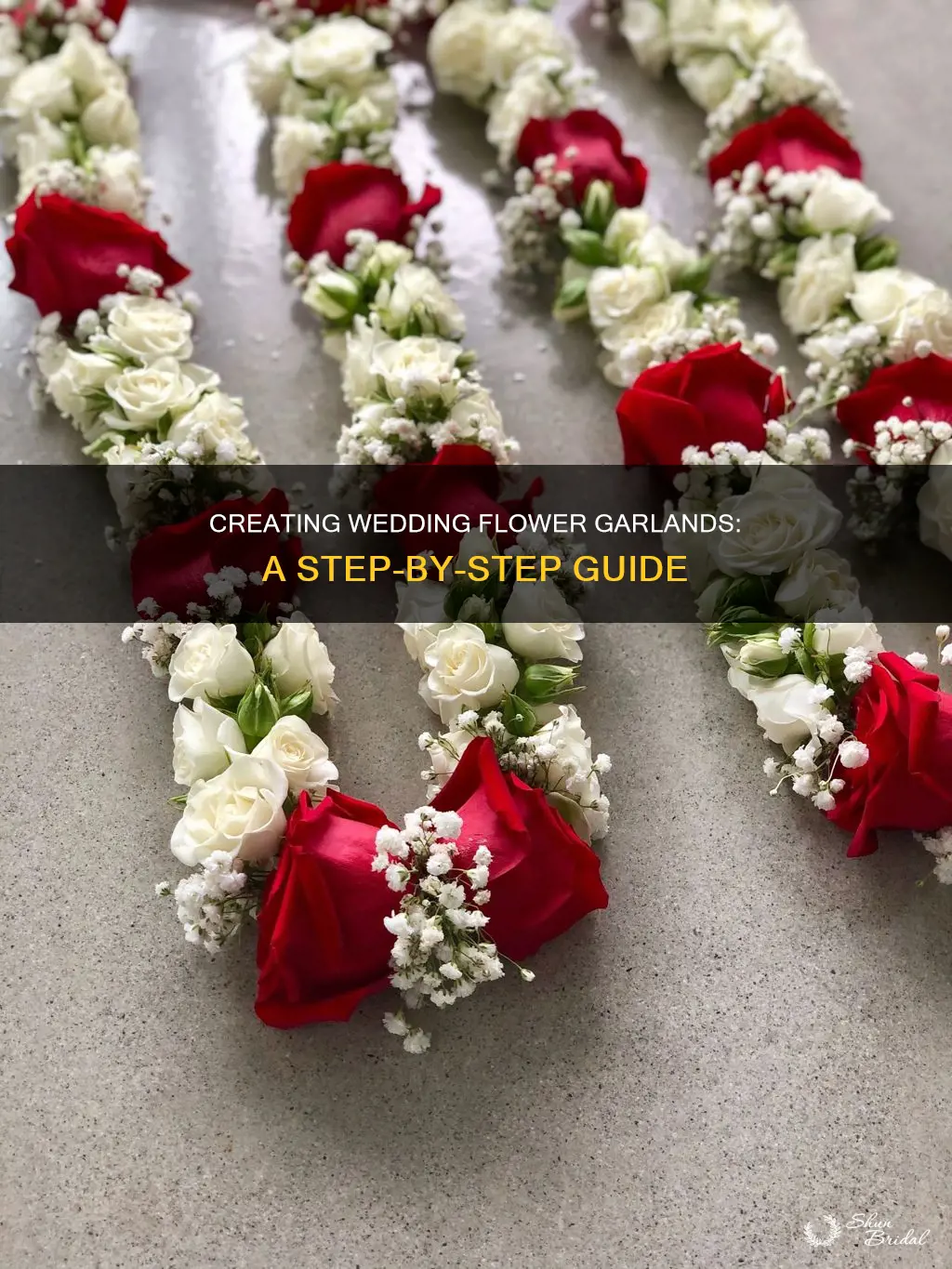 how to make flower garland for wedding