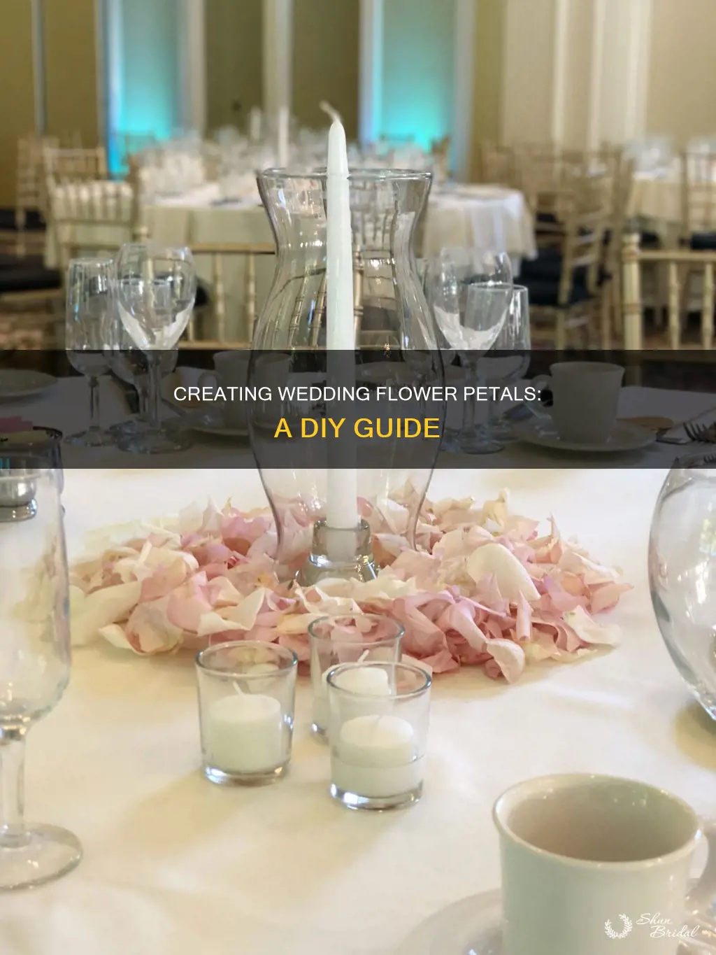 how to make flower petals for wedding