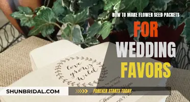 Creative DIY Seed Packets for Wedding Favors