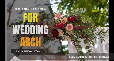 Creating a Wedding Arch Flower Swag: A Step-by-Step Guide