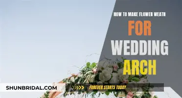 Creating a Wedding Arch Flower Wreath: A Step-by-Step Guide