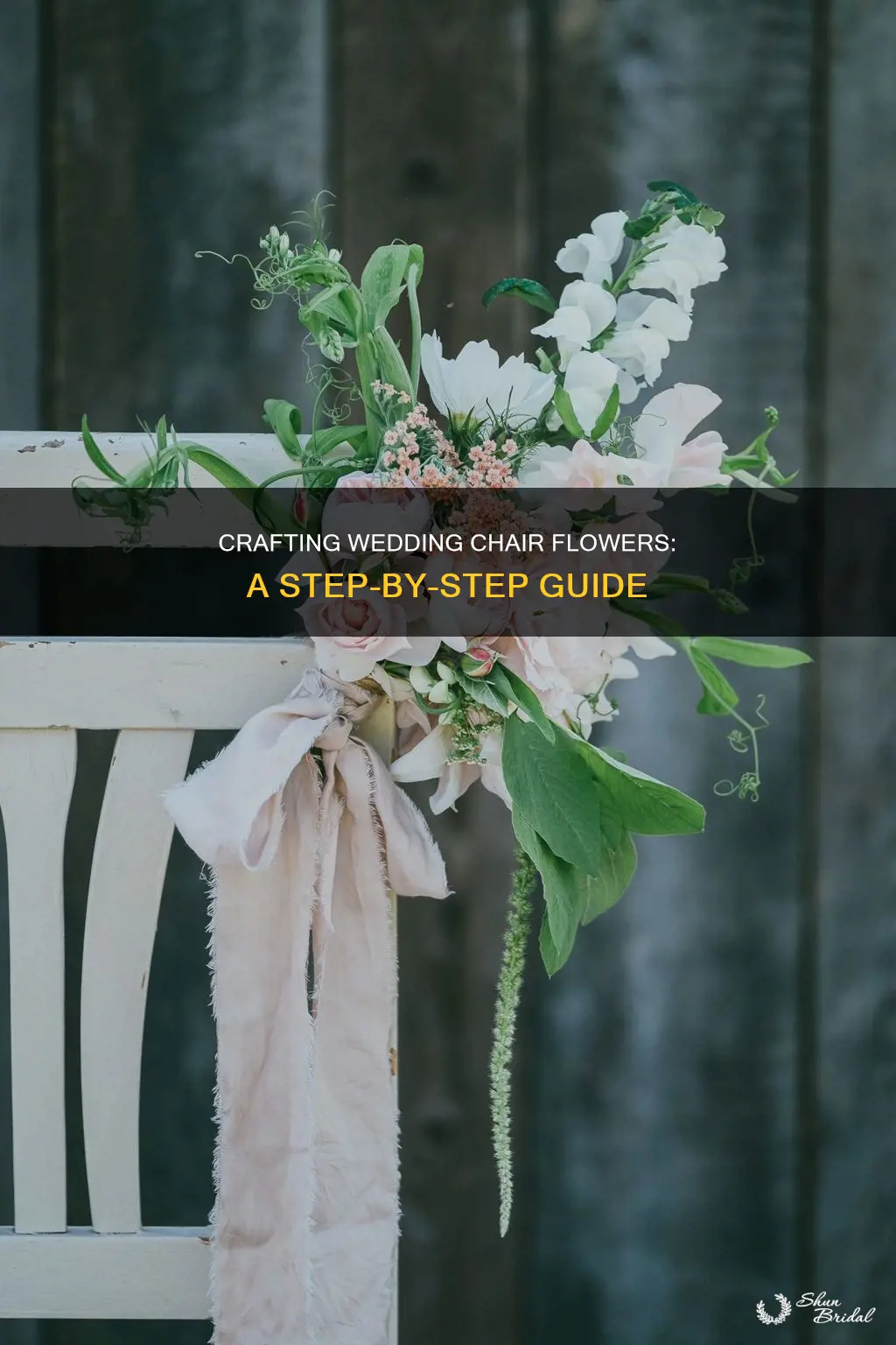 how to make flowers for wedding chairs