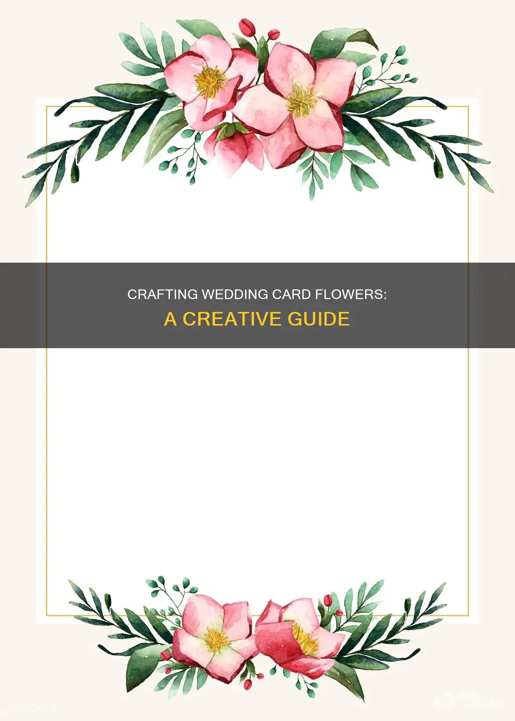 how to make flowers with wedding cards