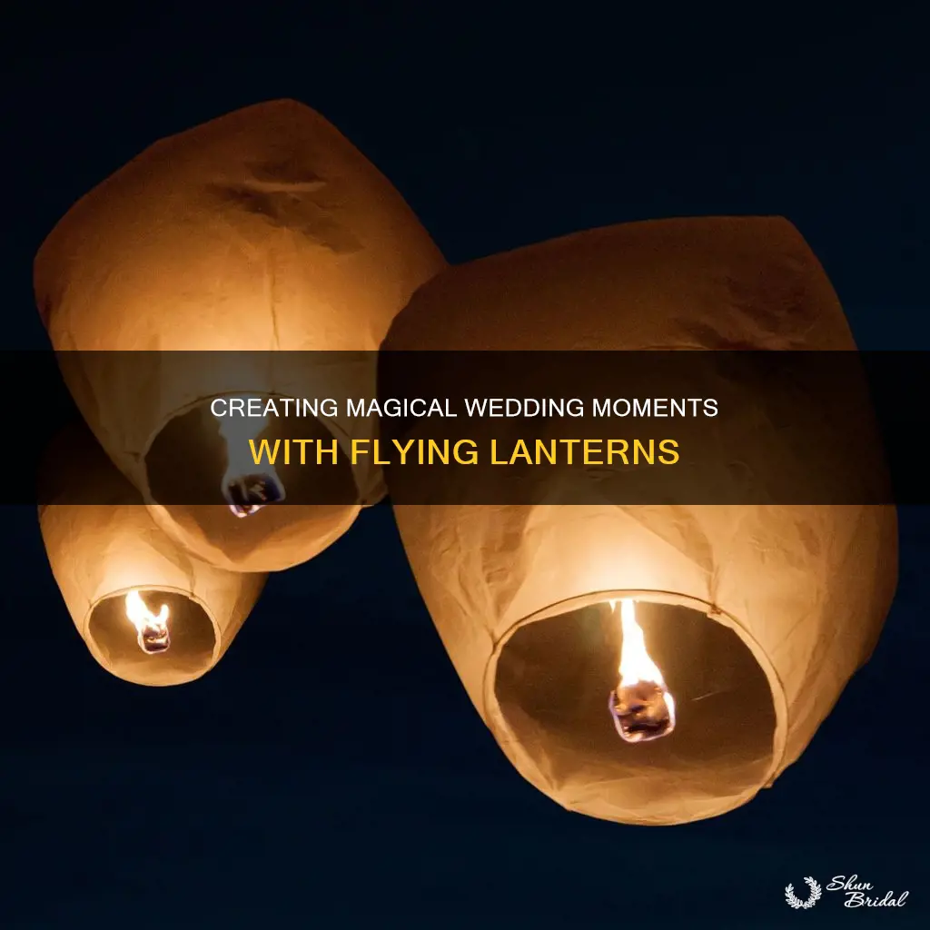 how to make flying lanterns for weddings