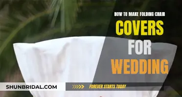 Create Folding Chair Covers for Your Wedding in 5 Steps