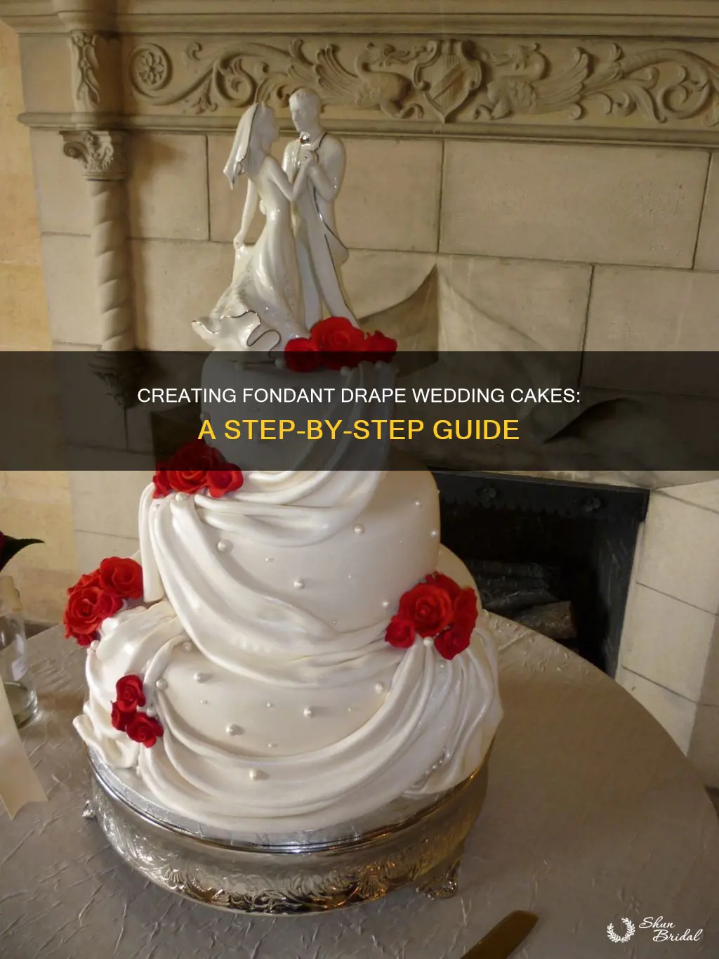 how to make fondant drapes for wedding cakes