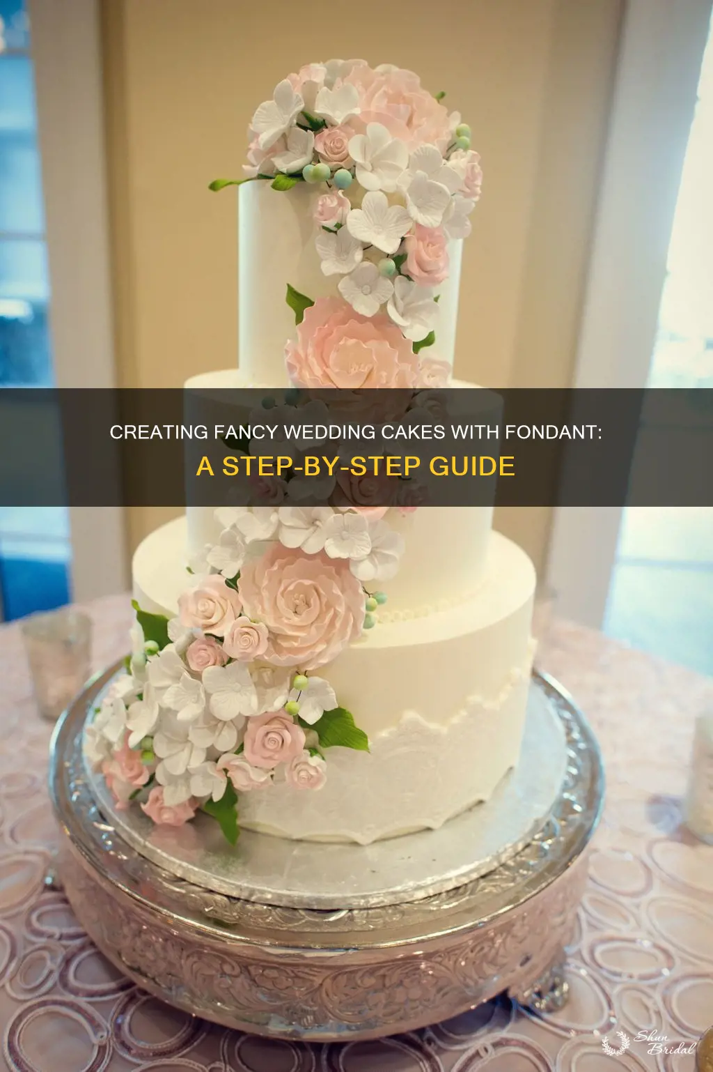 how to make fondant fancy wedding cake