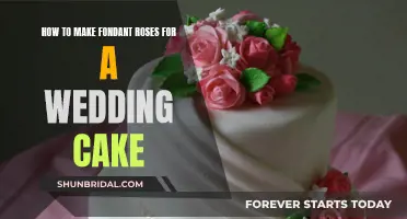 Creating Fondant Roses for Your Wedding Cake