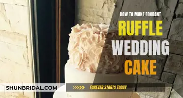 Creating a Fondant Ruffle Wedding Cake: A Step-by-Step Guide