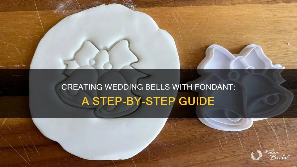 how to make fondant wedding bells