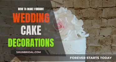 Creating Fondant Wedding Cake Decorations: A Step-by-Step Guide