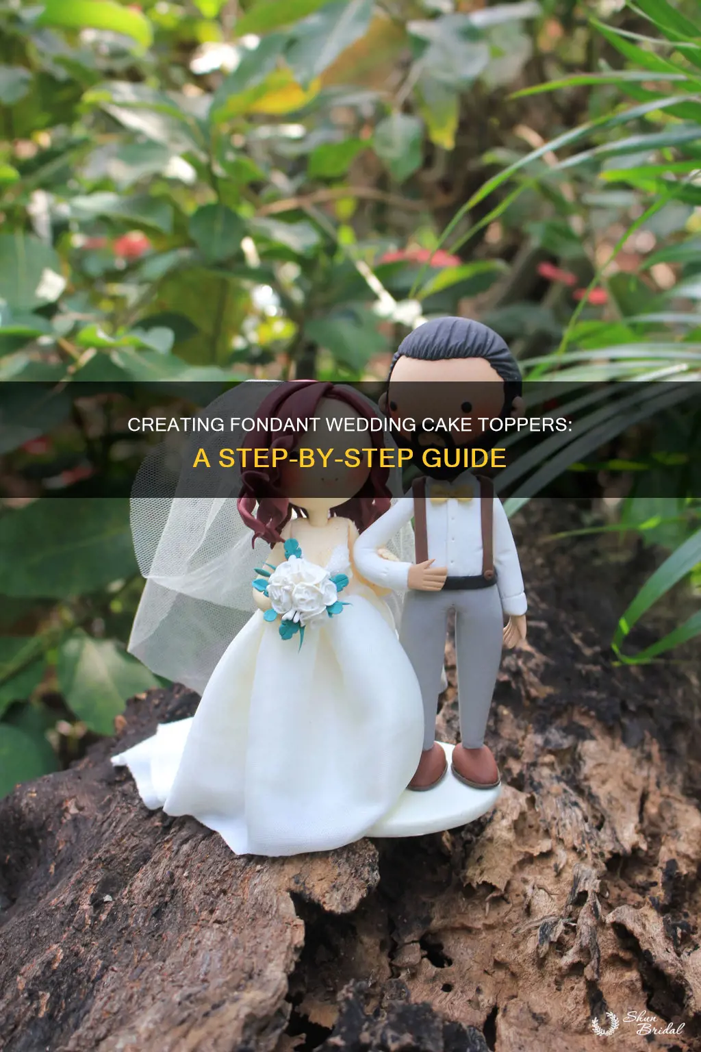 how to make fondant wedding cake toppers