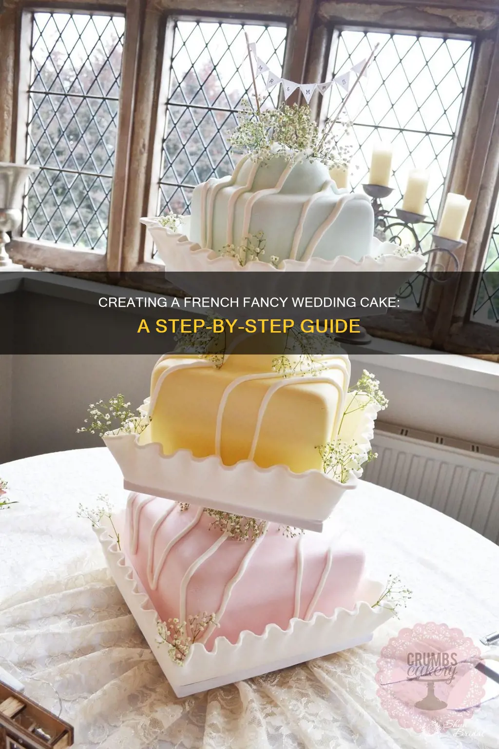 how to make french fancy wedding cake