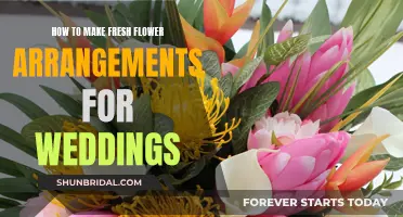 Creating Wedding Flower Arrangements with Fresh Blooms