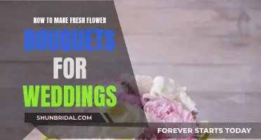 Creating Wedding Flower Bouquets with Fresh Blooms