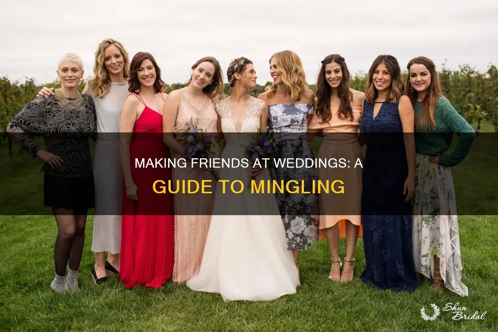 how to make friends at a wedding