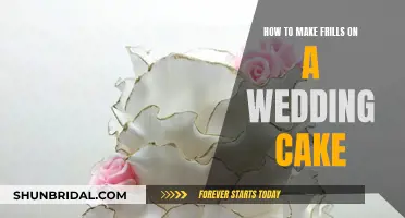 Creating Frills for Your Dream Wedding Cake