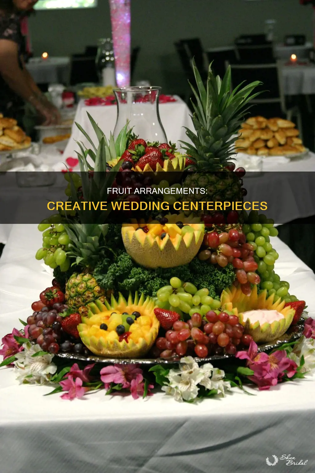 how to make fruit arrangements for weddings