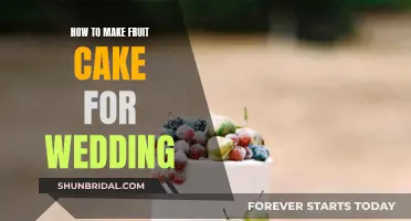 Fruit Cake for Weddings: A Step-by-Step Guide