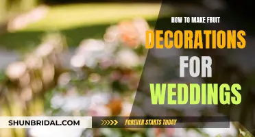 Creative Fruit Decorations: Wedding Styling Ideas