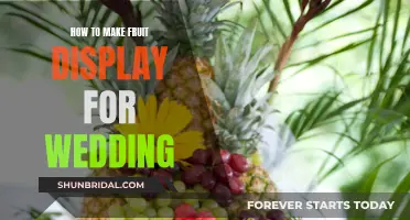 Creative Fruit Display Ideas for Your Wedding