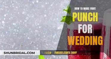 Creating the Perfect Wedding Fruit Punch