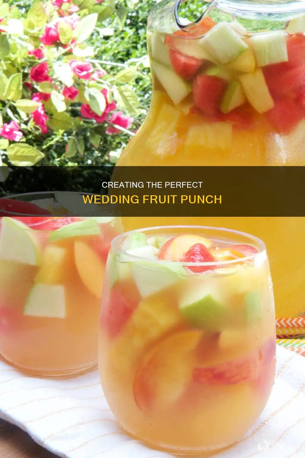 how to make fruit punch for wedding