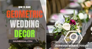 Geometric Wedding Decor: DIY Guide to a Modern Celebration