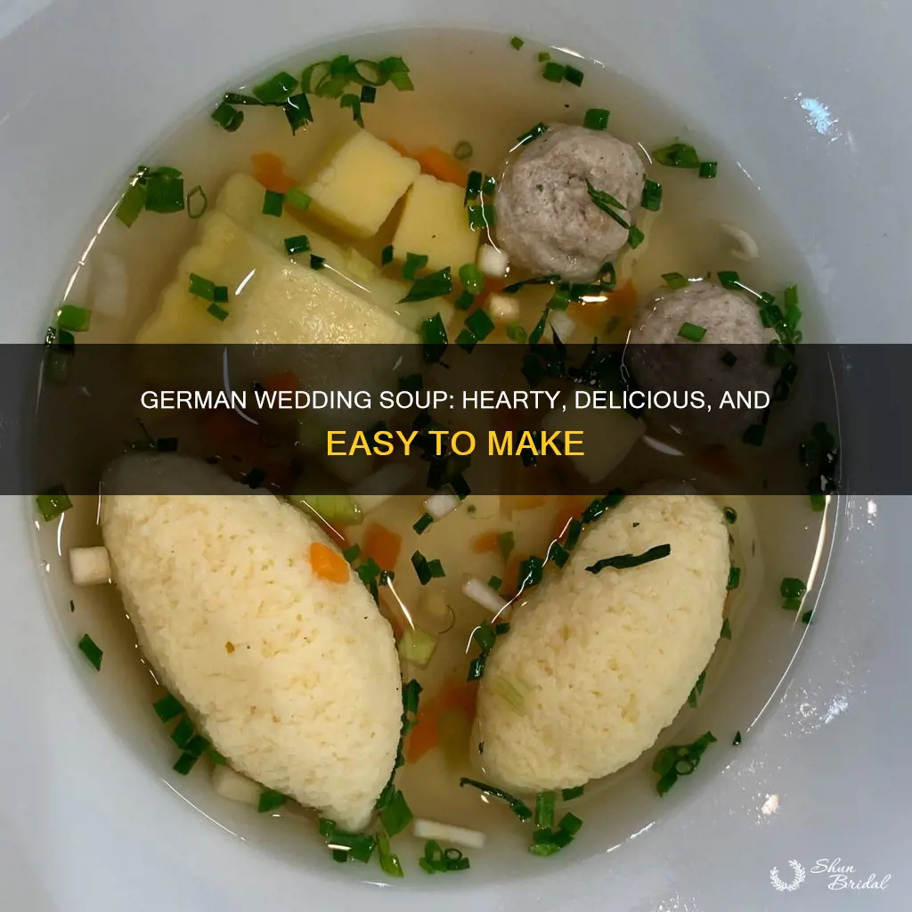 how to make german wedding soup