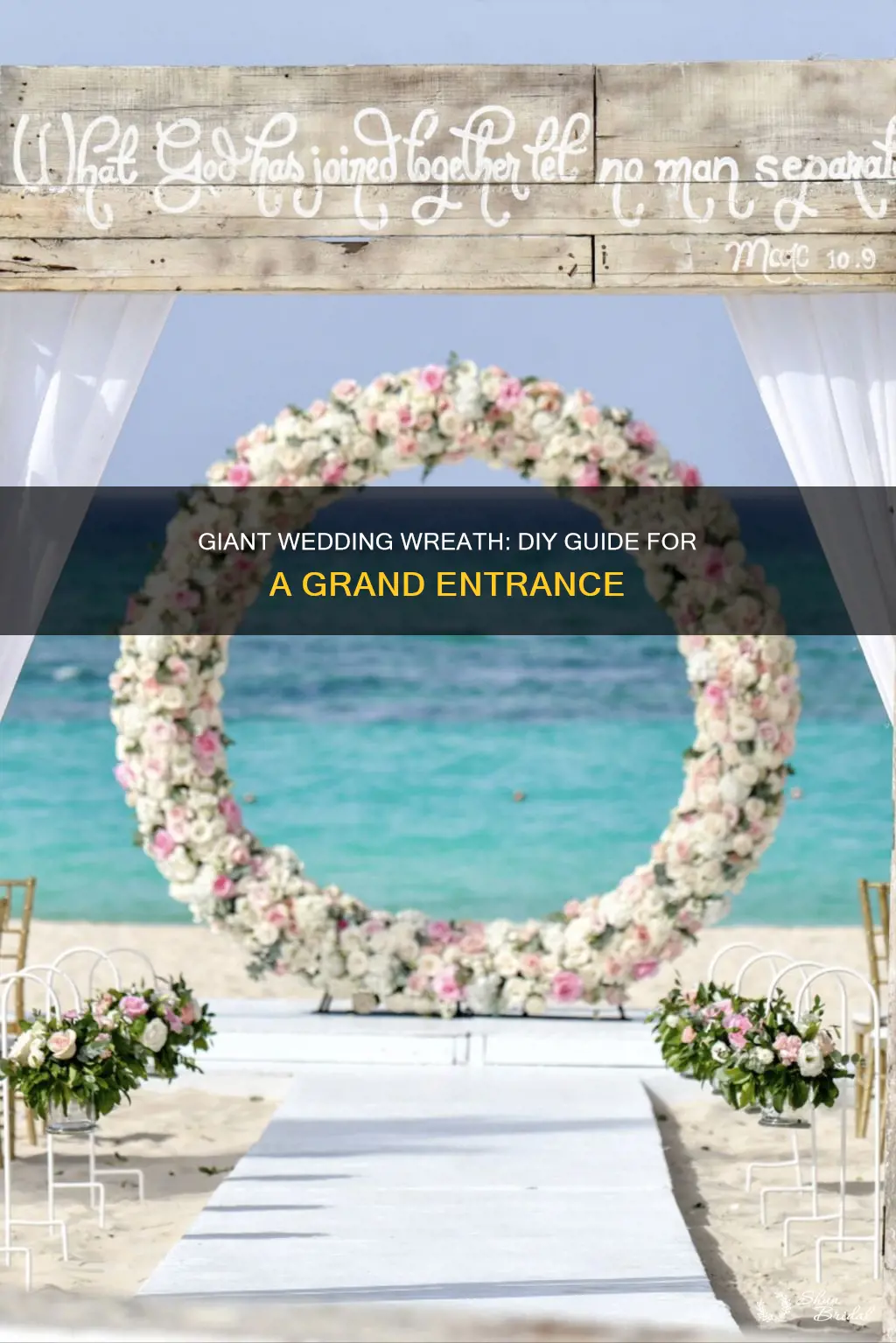 how to make giant wedding wreath