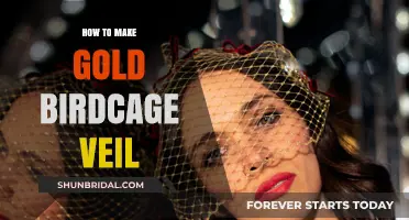 Crafting a Stunning Gold Birdcage Veil: DIY Tutorial Guide