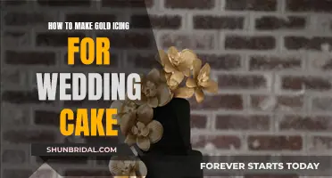 Golden Wedding Cake Icing: A Step-by-Step Guide