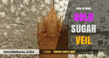 Crafting Edible Elegance: A Step-by-Step Guide to Gold Sugar Veil