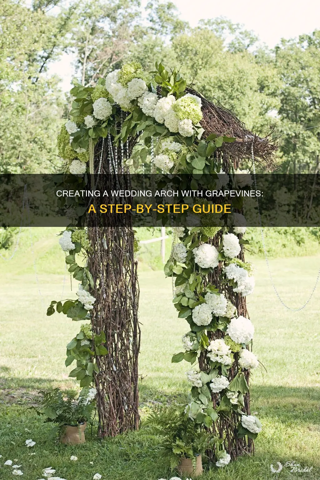 how to make grapevine arch for wedding