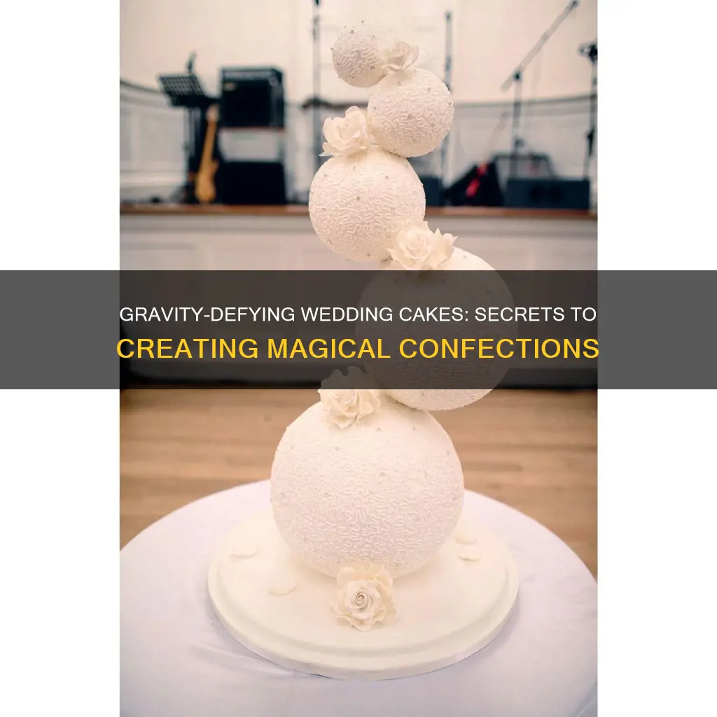 how to make gravity defying wedding cakes