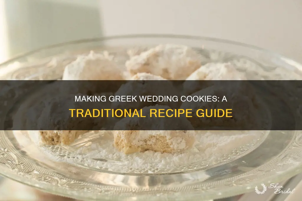 how to make greek wedding cookies