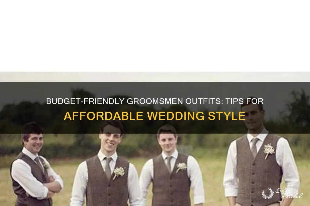how to make groomsmen outfits cheaper