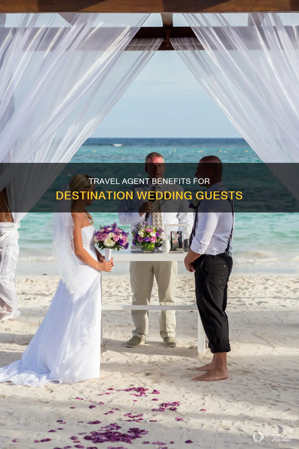 how to make guests use travel agent for destination wedding