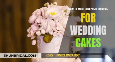 Creating Realistic Gum Paste Flowers for Wedding Cakes