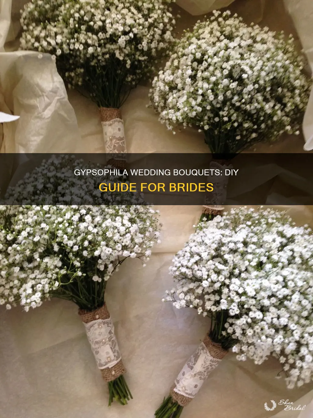 how to make gypsophila wedding bouquets