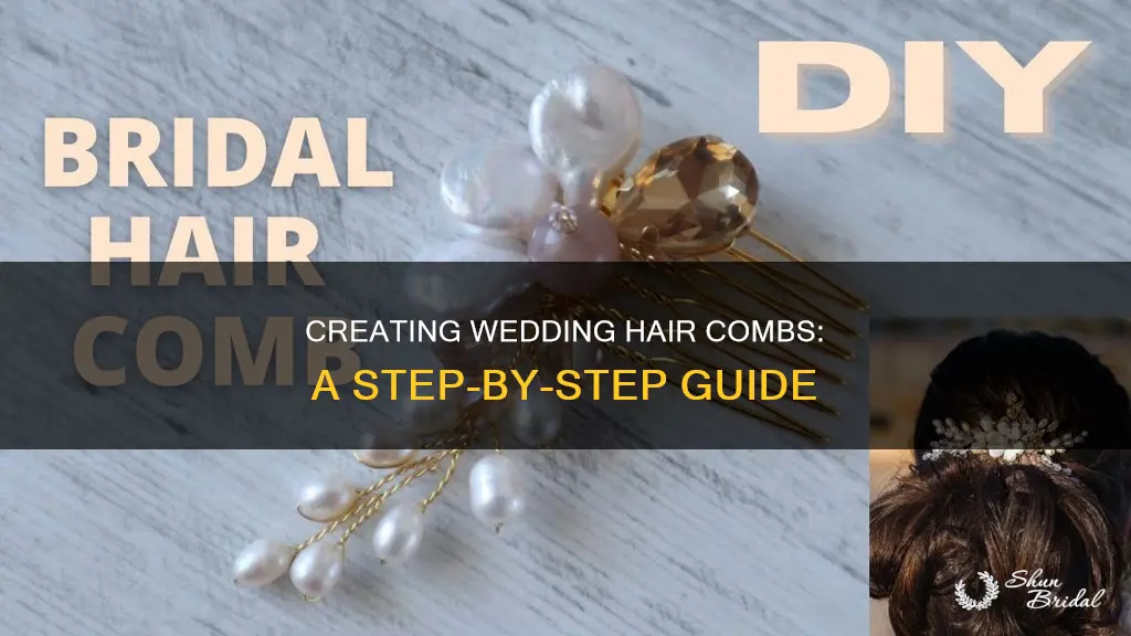 how to make hair combs for wedding