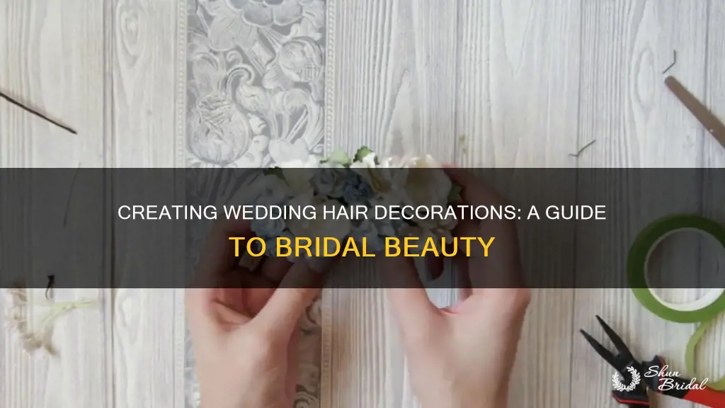 how to make hair decorations for weddings