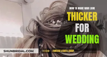 Thick Hair Tricks for Your Wedding Day