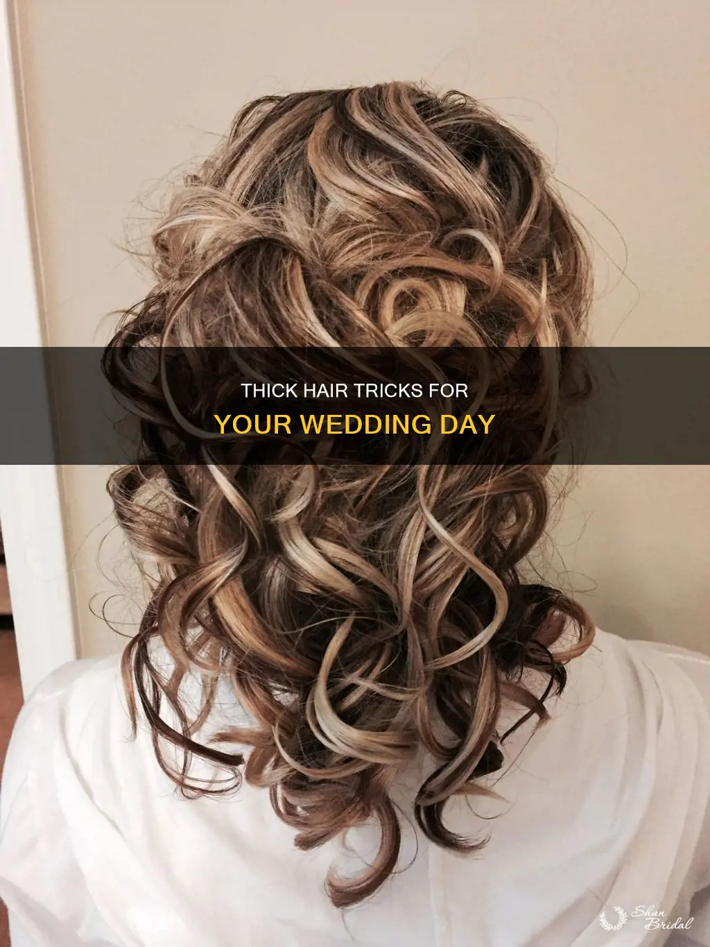 how to make hair look thicker for wedding