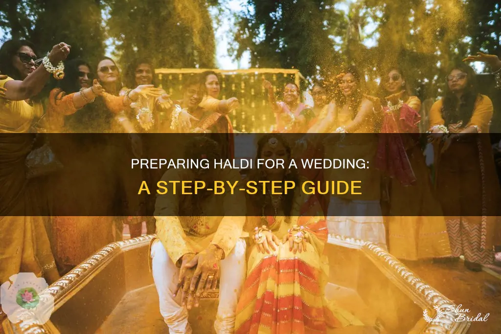 how to make haldi for wedding